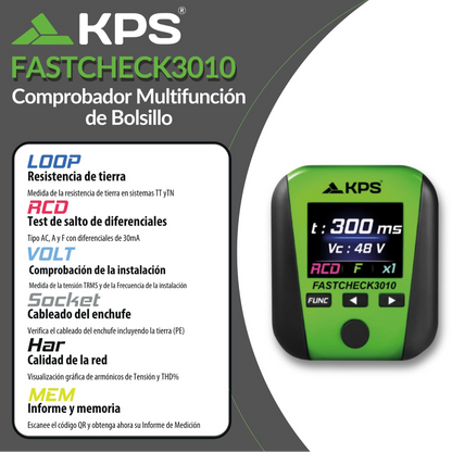 FASTCHEK 3010 KPS (comprobados de bolsillo)