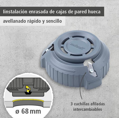 AVELLANADOR DE CAJETINES 68mm WOLFCRAFT
